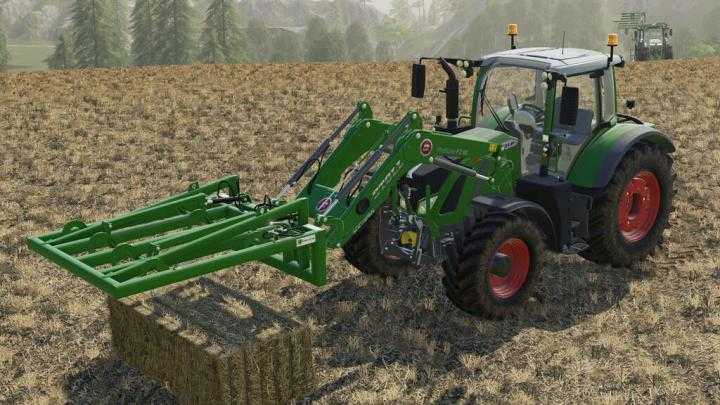 FS19 – Bressel And Lade Square Bale Tongs V1