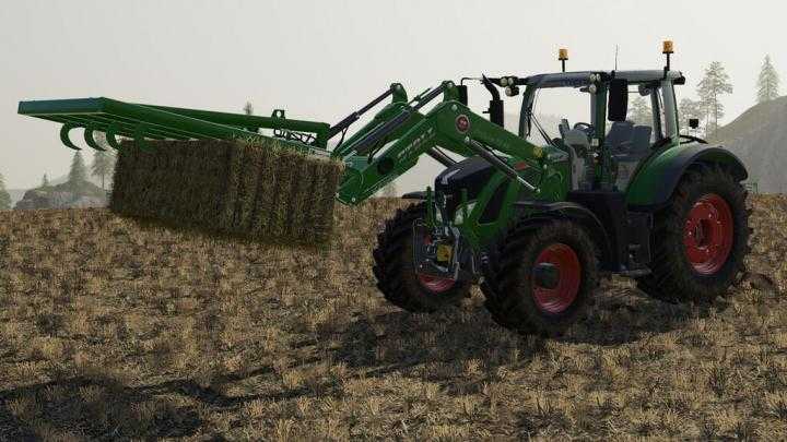 FS19 – Bressel And Lade Square Bale Tongs V1