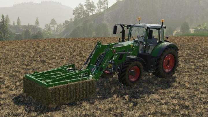 FS19 – Bressel And Lade Square Bale Tongs V1