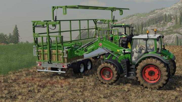 FS19 – Bressel And Lade Square Bale Tongs V1