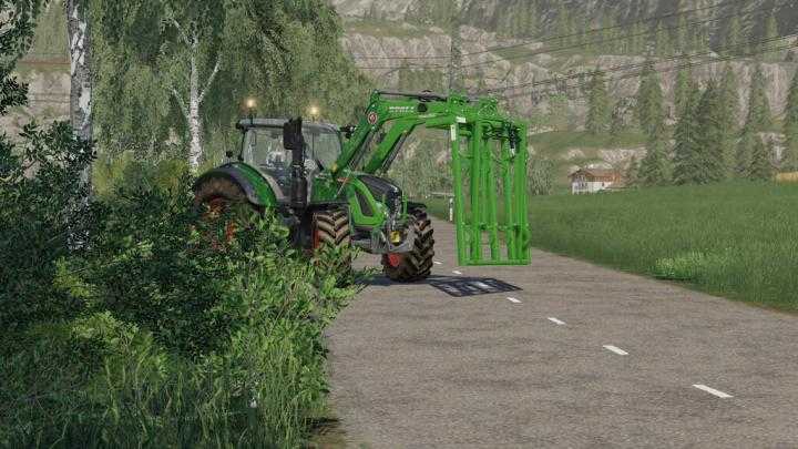 FS19 – Bressel And Lade Square Bale Tongs V1