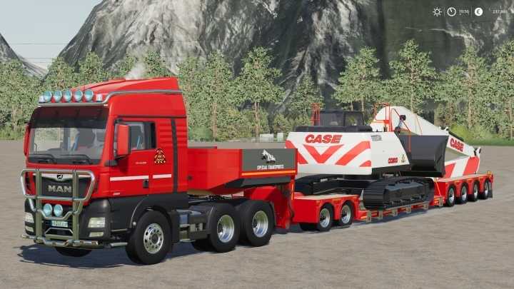 Broshuis 4+2 Axles Low Loader V1.1 FS19