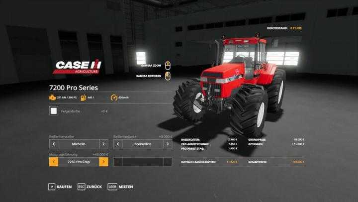 FS19 – Case 7200 Pro Series V1