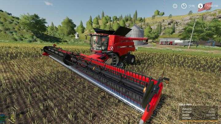 FS19 – Case Axial 9240 + Header Hubcap Edition V1