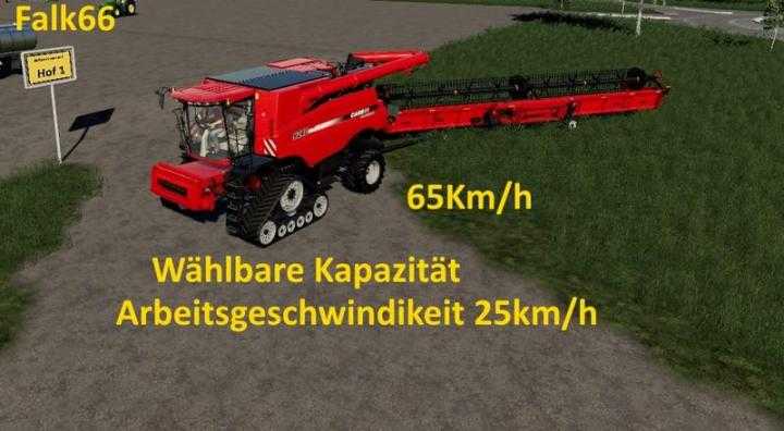 FS19 – Case Axial 9240 With Capacity Option And Working Speed 25Km/h V1.2