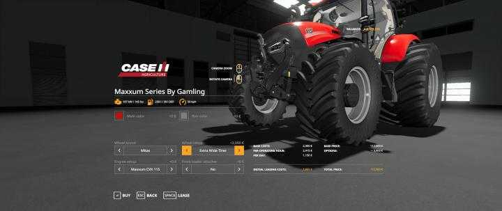 FS19 – Case Ih Maxxum By Gamling V1.0.0.2