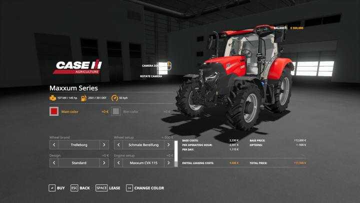 FS19 – Case Ih Maxxum Tractor V1