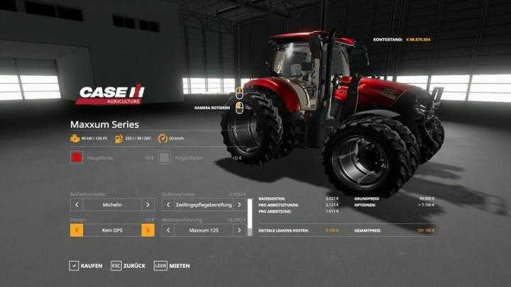 FS19 – Case Maxxum Cvx V1