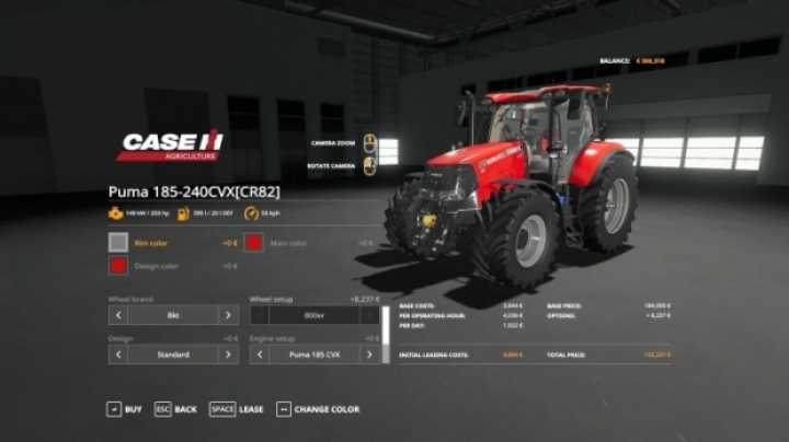 Case Puma 185-240Cvx V1.0 FS19