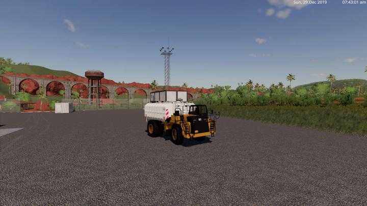 FS19 – Cat 773G Water Tank V0.1