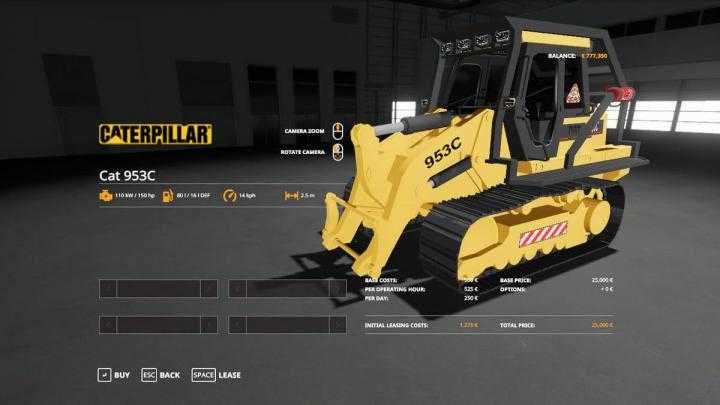 FS19 – Cat 953C Crawler Loader V1