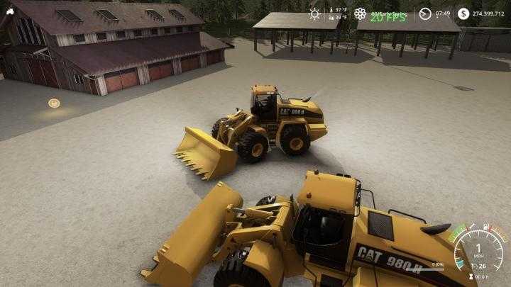 FS19 – Cat Front Loader V1