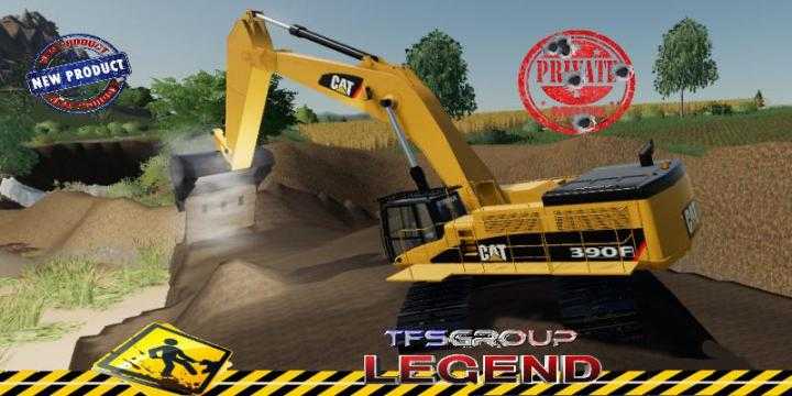 FS19 – Caterpillar 390F Excavator V1.5