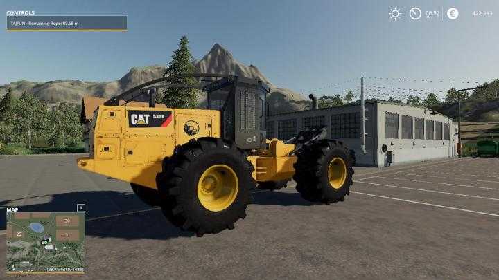 FS19 – Caterpillar 535D Winch Skidder V1