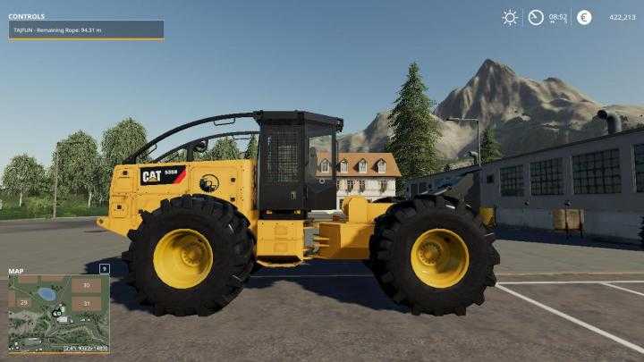 FS19 – Caterpillar 535D Winch Skidder V1