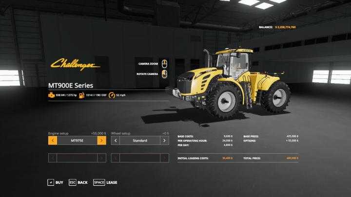 FS19 – Challenger Mt900E Ve V1