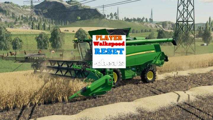 FS19 – Cheats Player Walkspeed Reset V1