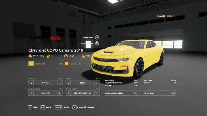 FS19 – Chevy Camaro Police V1