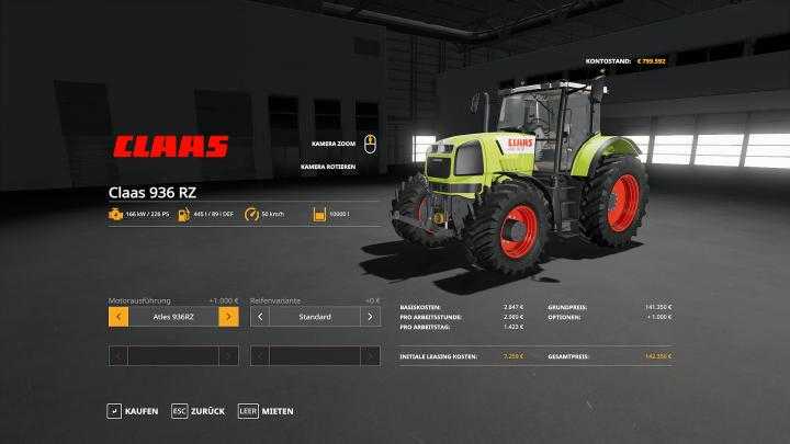 FS19 – Claas Atles 936/946 Rz V1