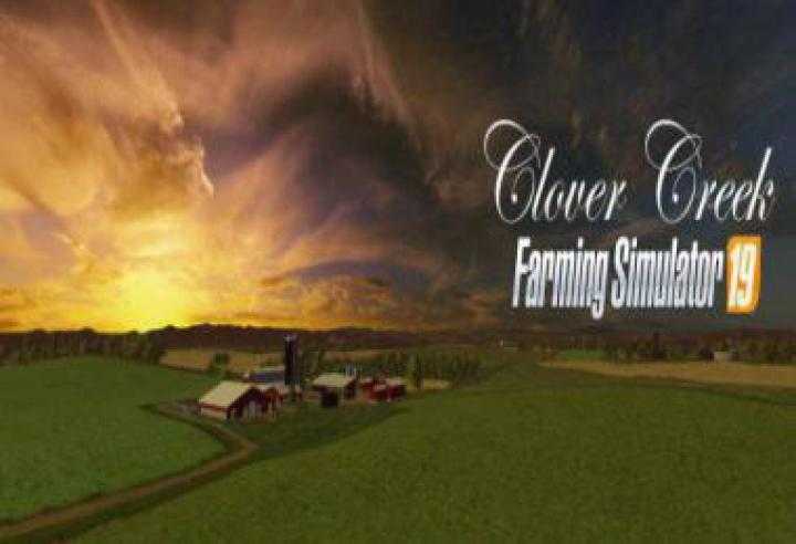 FS19 – Clover Creak With Buy-Able Town For Mowing V1.1