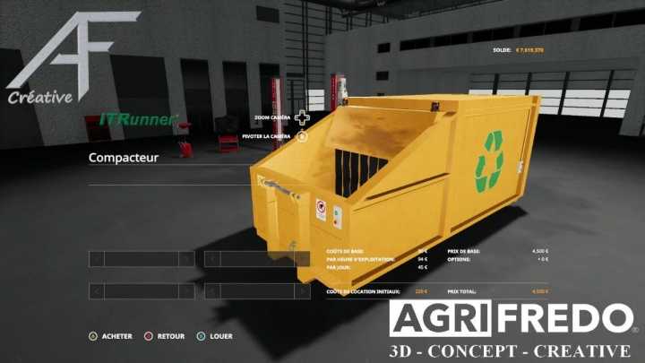 Compactor Trailer V1.0 FS19