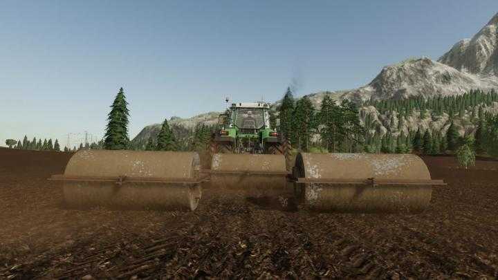 FS19 – Concrete Meadow Rolls V1