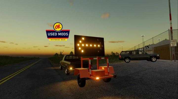 Construction Arrow Trailer V1.0 FS19