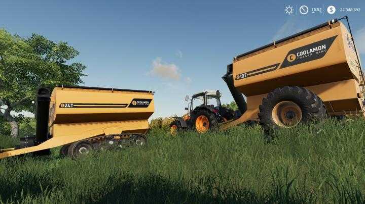 FS19 – Coolamon Chaser Bins 18T And 24T V2