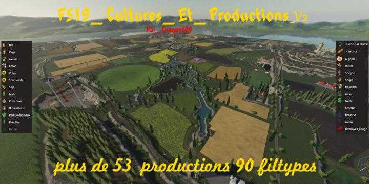 FS19 – Cultures Et Productions Map V2