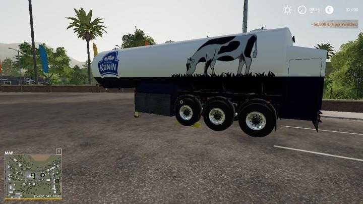 FS19 – Czech Trailer Milch Cistern V1