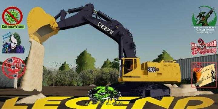 FS19 – Deere Big Excavator 870G V1.5