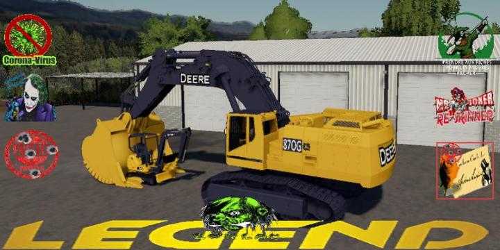 FS19 – Deere Big Excavator 870G V1.5