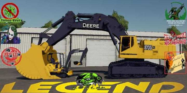 FS19 – Deere Big Excavator 870G V1.5