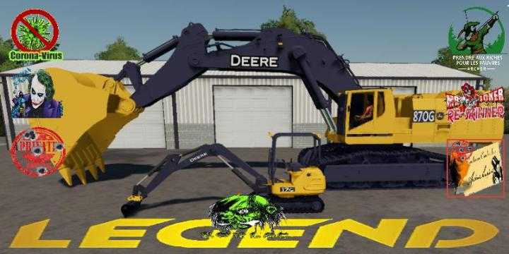 FS19 – Deere Big Excavator 870G V1.5