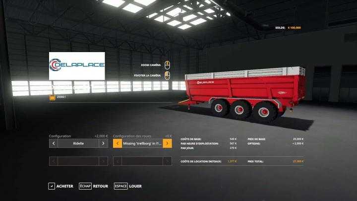 FS19 – Delaplace Benne Pack V1