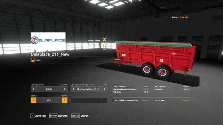 FS19 – Delaplace Benne Pack V1