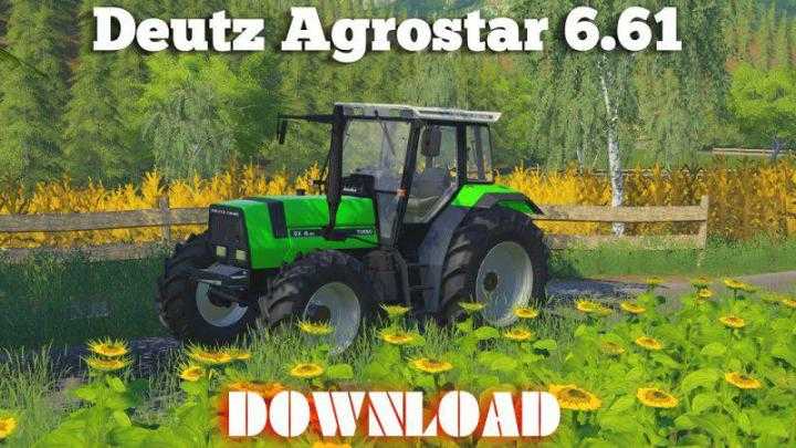 FS19 – Deutz Agrostar 6.61 Tractor V1