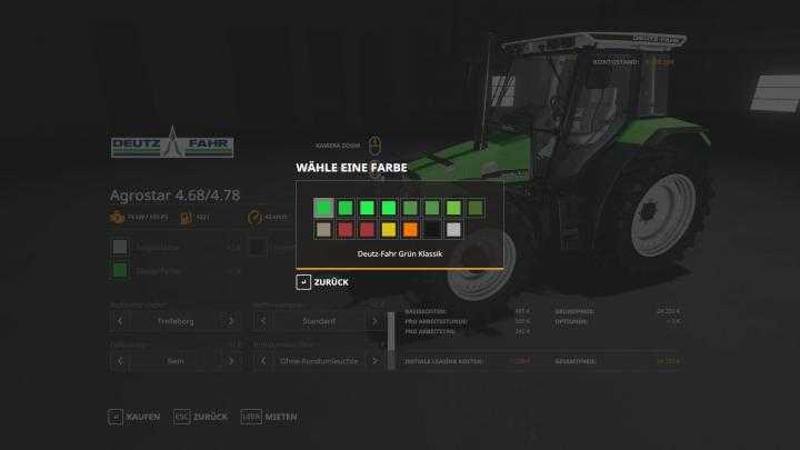 FS19 – Deutz-Fahr Agrostar 4.68 / 4.78 V1