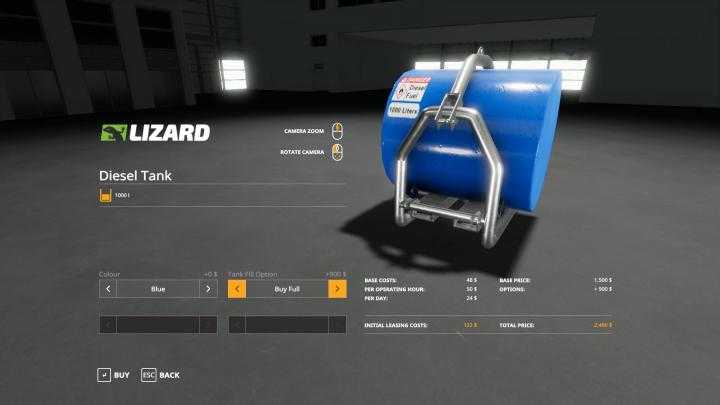 FS19 – Diesel Fuel Tank V1