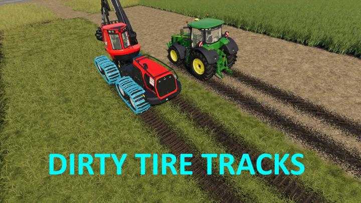 FS19 – Dirty Tire Tracks V1.1