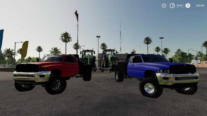 FS19 – Dodge Ram 2500 Flatbed V1.1