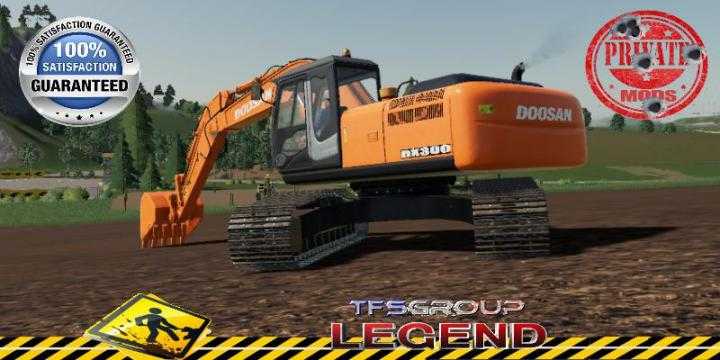 FS19 – Doosan Kobleco Excavator V1.5