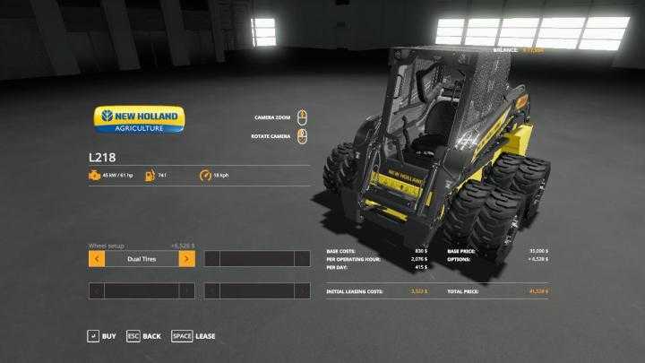 FS19 – Duallies For L218 Skidloader V1