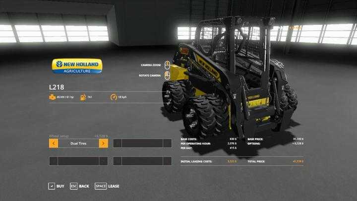 FS19 – Duallies For L218 Skidloader V1