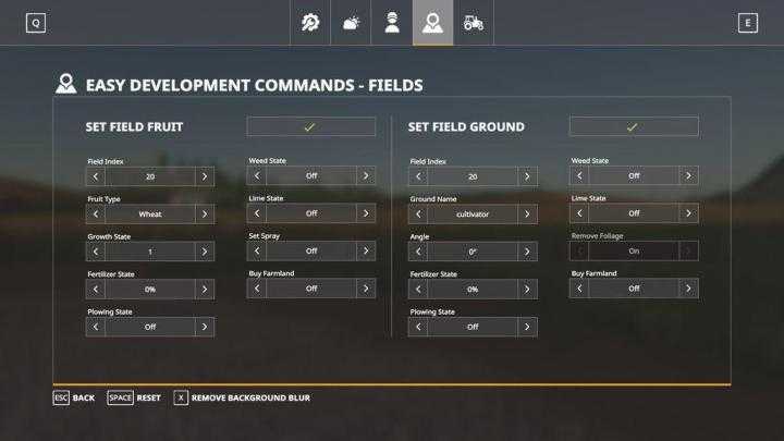 FS19 – Easy Development Controls V1.0.0.0