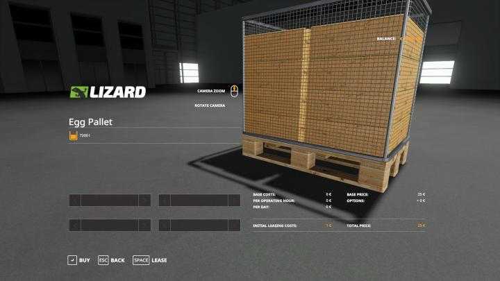 FS19 – Egg Pallet 7200 V1