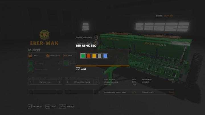 FS19 – Ekermak Seeder V1