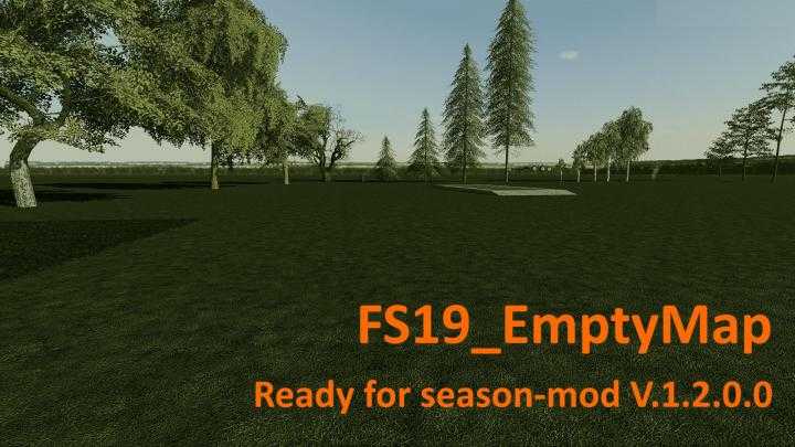 FS19 – Empty Map V1