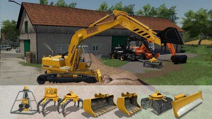 FS19 – Excavator Liebherr 902 Pack V1.0.0.1