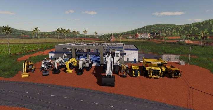 FS19 – Excavators And Dumpers For Mining & Construction Economy V0.2